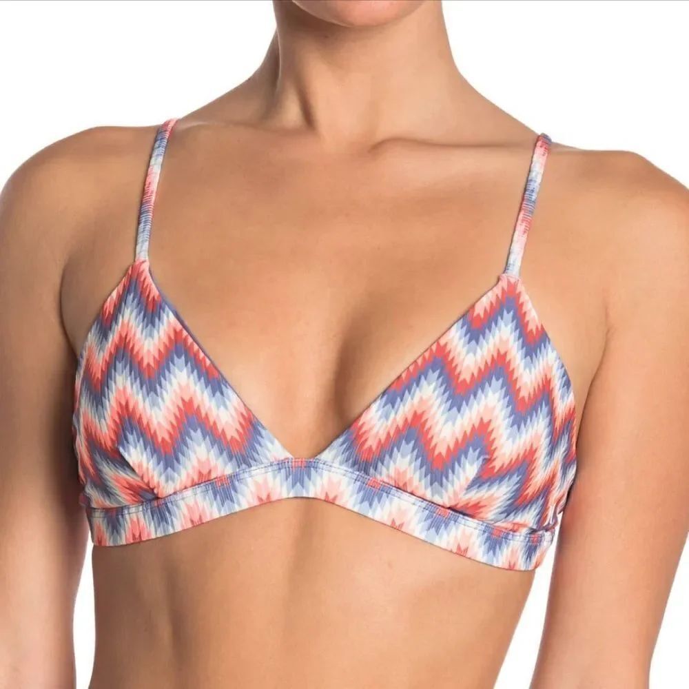 NWT Hurley Playa Surf Top Size Large Orange/Blue